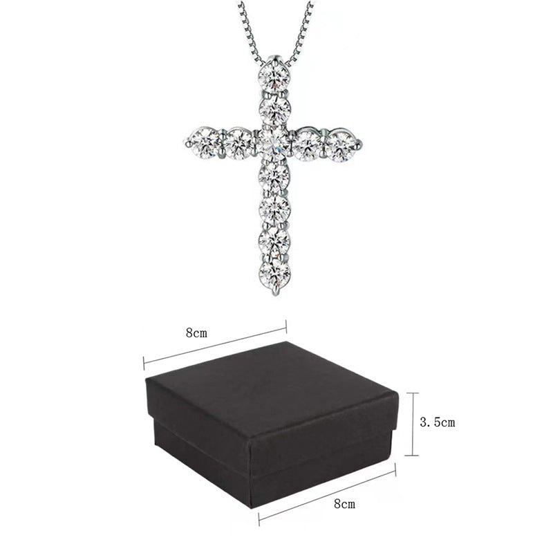 Wholesale Cross Platinum Plated Copper Necklaces
